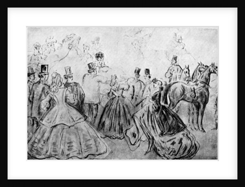 The Promenade by Constantin Guys