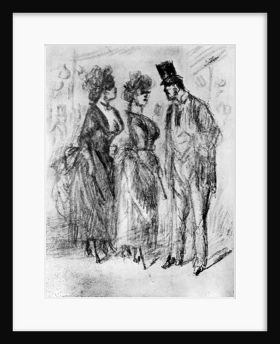 Au Promenoir by Constantin Guys