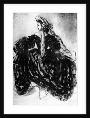 Study of a Woman by Constantin Guys