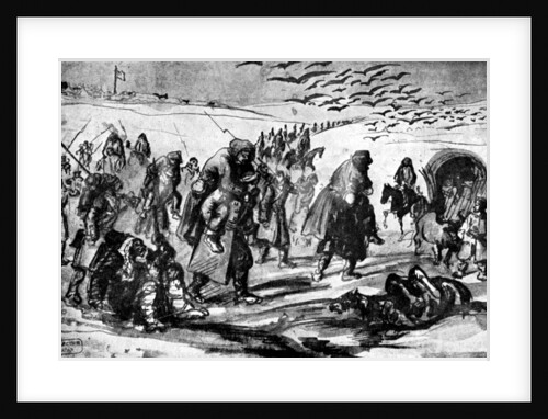 'The Retreat', Crimean War by Constantin Guys