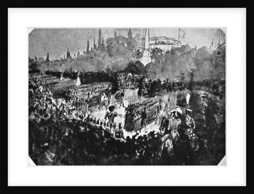 A Review at Madrid by Constantin Guys