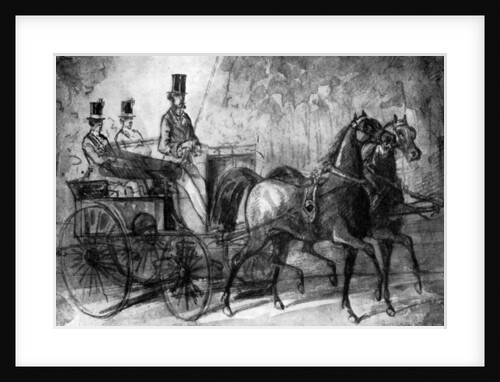 A Dandy Driving by Constantin Guys