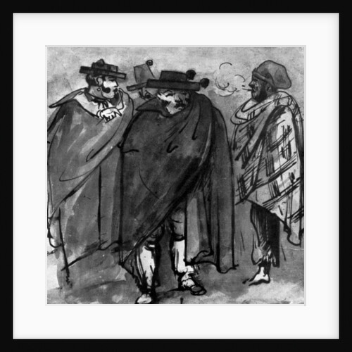 Spaniards by Constantin Guys