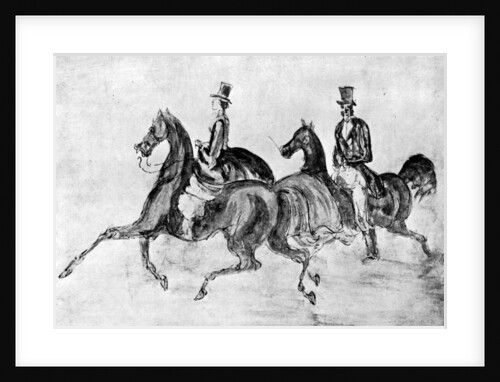 Les Cavaliers by Constantin Guys