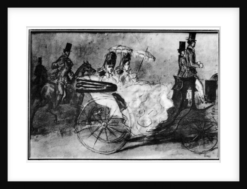 Taking the Air by Constantin Guys