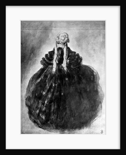 Study of a Lady by Constantin Guys