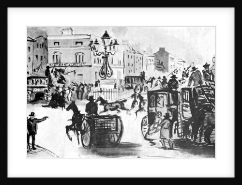 The Elephant and Castle by Constantin Guys