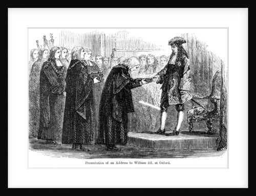Presentation of an address to William III at Oxford by Anonymous