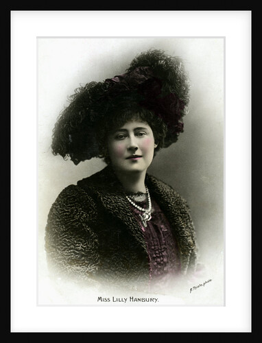 Lily Hanbury (1874-1908), English actress by Reinhold Thiele