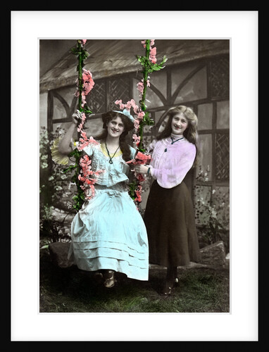 Zena (1887-1975) and Phyllis (1890-1975) Dare, English actresses by Foulsham and Banfield