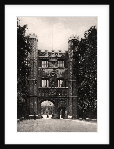 The Great Gate, Trinity College, Cambridge by Raphael Tuck