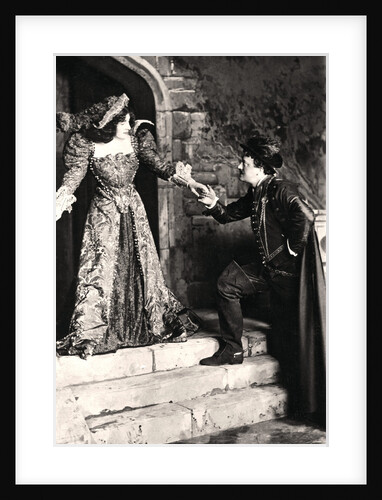 Julia Neilson and Fred Terry in a scene from Dorothy O' The Hall by Ellis & Walery