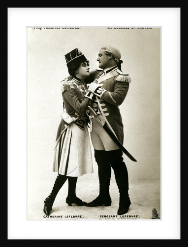 Evie Greene and Denis O'Sullivan in a scene from The Duchess of Dantzig by Raphael Tuck