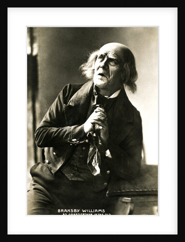 Bransby Williams (1870-1961), British actor by Ralph Dunn & Co.