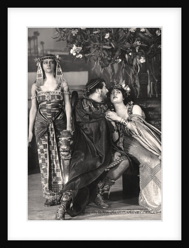 Herbert Beerbohm Tree, Constance Collier and Alice Crawford, English actors by FW Burford