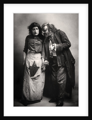 Constance Collier (1878-1955) and Herbert Beerbohm Tree (1853-1917), English actors by FW Burford