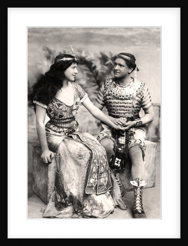 Ruth Vicent (1877-1955) and Roland Cunningham in a scene from Amasis by Dover Street Studios
