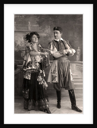 Lily Elsie and Joseph Coyne in The Merry Widow by Foulsham and Banfield