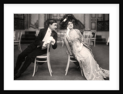 Lily Elsie and Joseph Coyne in The Merry Widow by Foulsham and Banfield