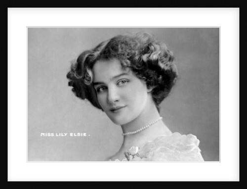 Lily Elsie (1886-1962), English actress by Johnston & Hoffman