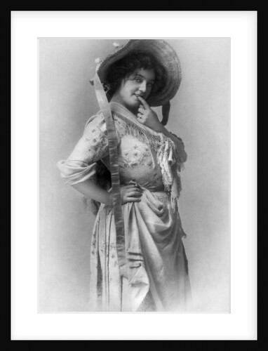 Evie Greene (1876-1917), English actress by Reinhold Thiele