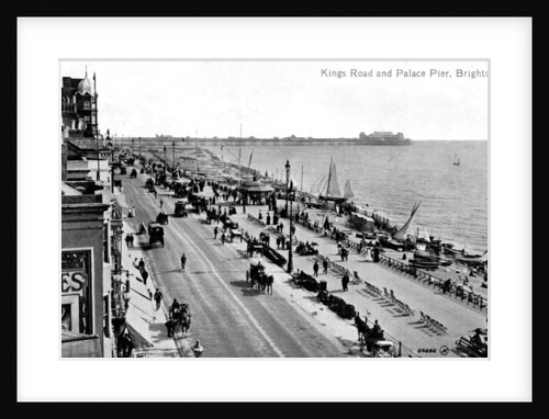 King's Road and the Palace Pier, Brighton, Sussex by Anonymous