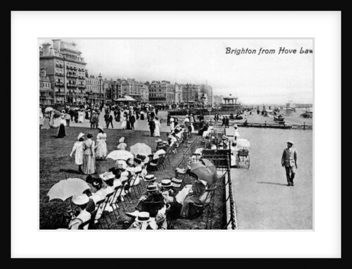 Brighton from Hove Lawns, Sussex by V&S Photo