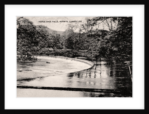 Horseshoe Falls on the River Dee, near Llangollen, Wales by Anonymous