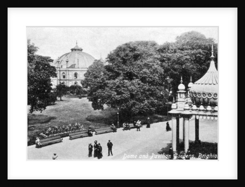 Dome and Pavilion Gardens, Brighton by Anonymous