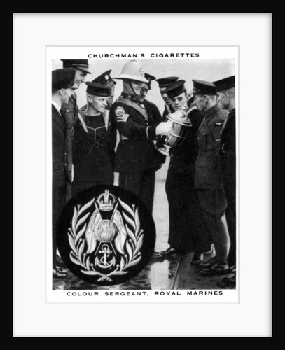 Colour Sergeant, Royal Marines by WA & AC Churchman