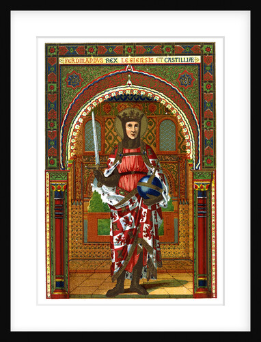 St Ferdinand (Ferdinand III of Castile and Leon) by Anonymous