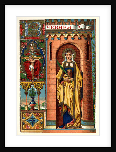 St Barbara by Anonymous