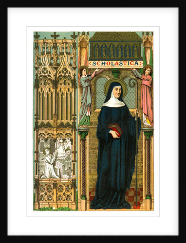 St Scholastica by Anonymous