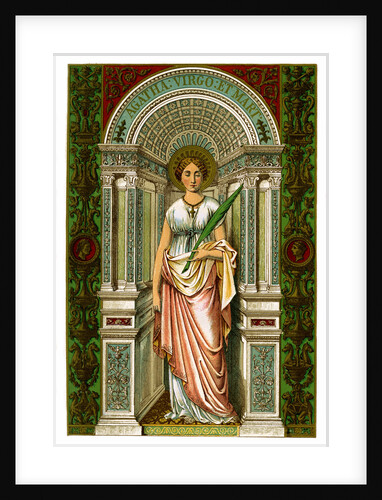 St Agatha, virgin and martyr by Anonymous