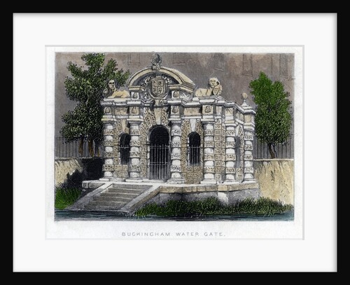 Buckingham Water Gate, the Strand, London by Anonymous