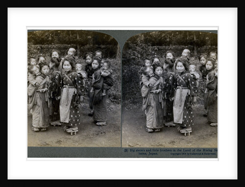 Big sisters and little brothers in the Land of the Rising Sun by Underwood & Underwood
