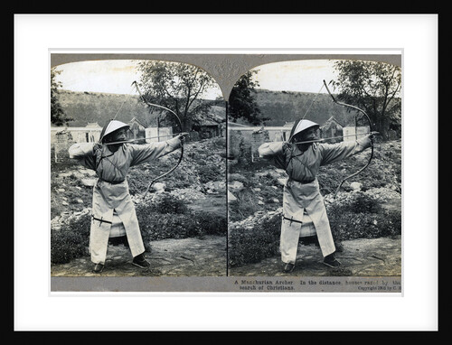 A Manchurian archer, China by CH Graves
