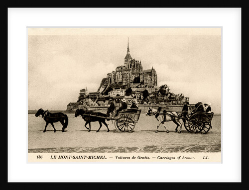 Mont-Saint-Michel, Normandy, France by Anonymous