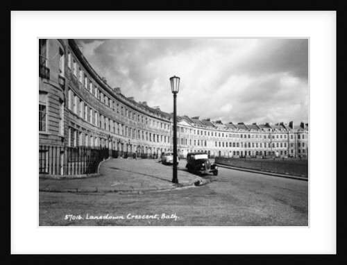Lansdown Crescent, Bath by EA Sweetman & Son Ltd