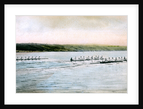 A Trial Spin of the Cornell Crews on Cayuga Lake by Anonymous