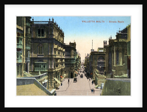 Strada Reale, Valletta Malta by Anonymous