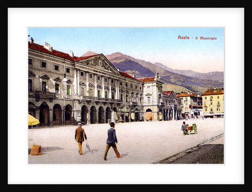 Aosta - Il Municipio by Anonymous