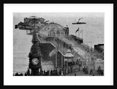 Brighton Aquarium and Palace Pier, Brighton, East Sussex by Anonymous