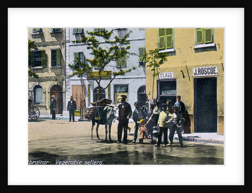Vegetable sellers, Gibraltar by Anonymous