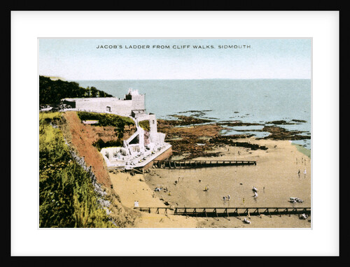 Jacob's Ladder, as seen from Cliff Walks, Sidmouth, Devon by Anonymous