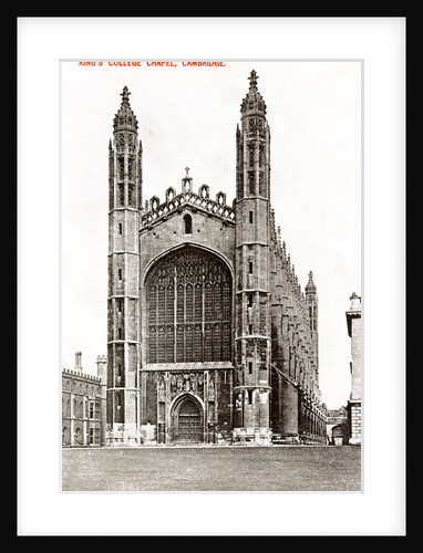 King's College Chapel, Cambridge by Anonymous