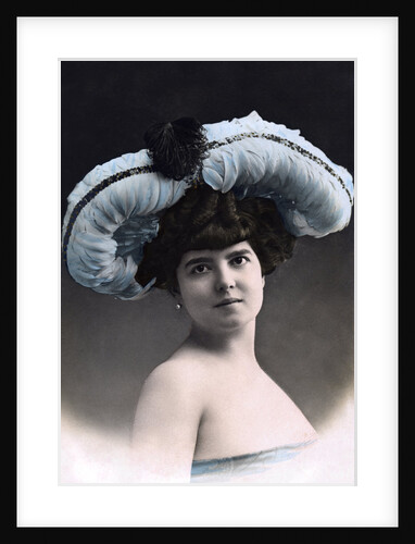 Paule Delys, theatre actress by Walery