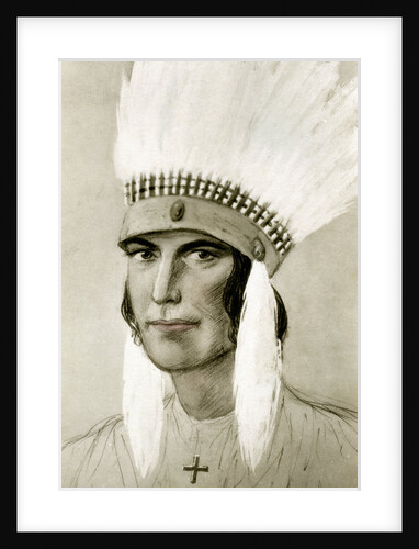 Portrait of an American Indian by Anonymous