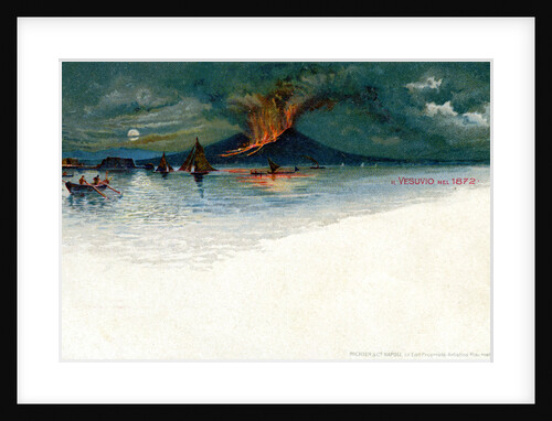 Vesuvius in 1872 by Anonymous