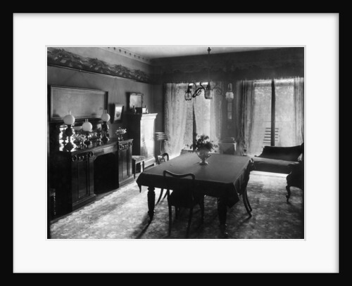 Edwardian dining room by Anonymous